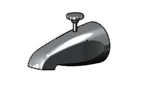 T&S Brass 017439-45 Tub Spout B-3200