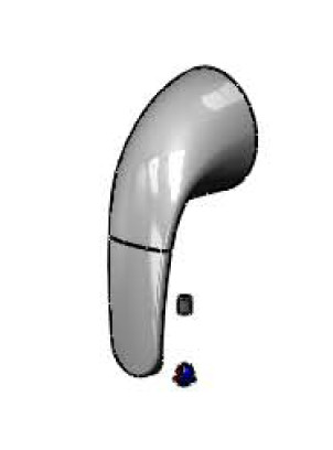 T&S Brass 017443-45 Handle For Pressure Balance Valve B-3204 (Discontinued)
