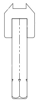 Acorn 0295-004-001 #10 Spanner Slot Bit