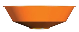 Guardian 100-009ORG-R Plastic Eyewash Receptor Orange