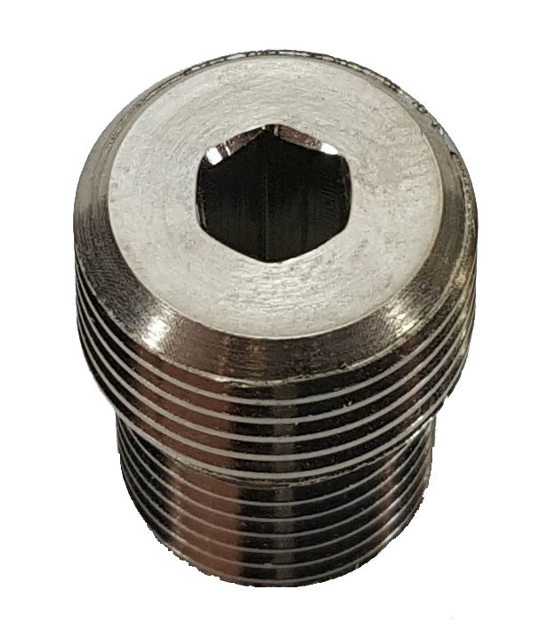 Bradley 153-320 Showerhead Adapter (straight) 3/8"-18 NP