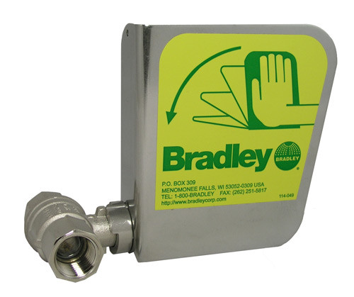Bradley S30-070 Stainless Steel Eyewash Handle & Valve