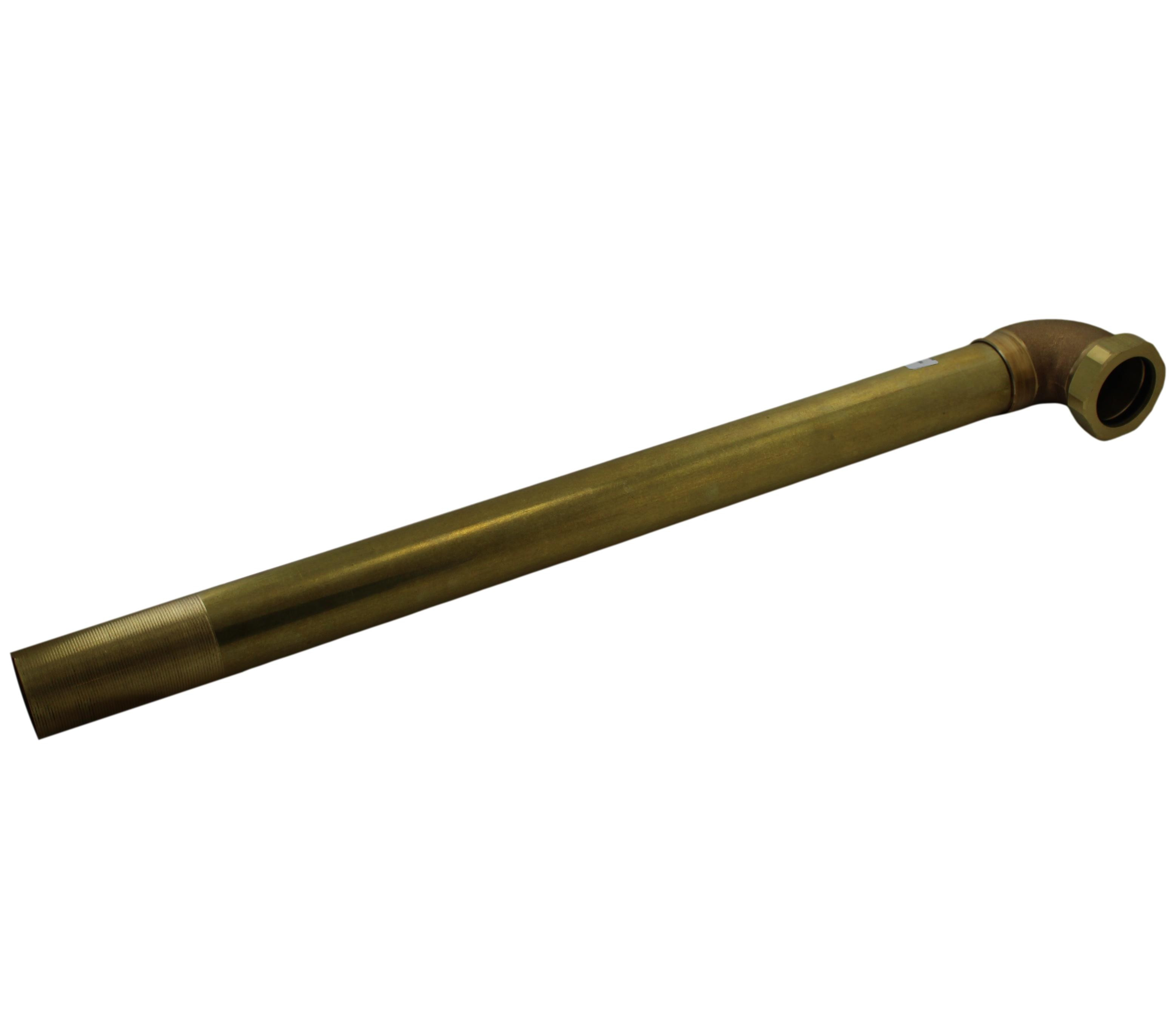 Sloan F-25-A Rough Brass Tailpiece Elbow 1.5" x 21"