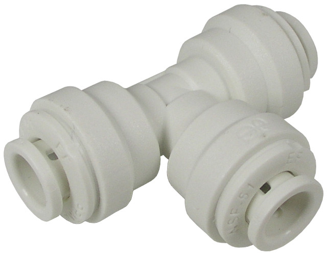 Elkay 70682C John Guest Tee Coupling 1/4" x 1/4" x 1/4"
