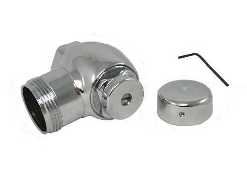 Zurn P6000AV-C-SD-CP Vandal-Resistant Screwdriver Stop Cap 1"