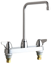 Chicago 1100-HA8AE35ABCP Hot and Cold Water Sink Faucet