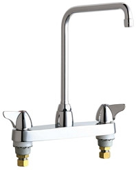Chicago 1100-HA8XKABCP Hot and Cold Water Sink Faucet