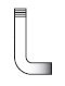 Sloan F-109 Outlet 1-1/4" x 24" x 5" Bend