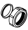 Zurn P5795-6 Ferrule Nut & Ferrule (Discontinued)