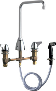 Chicago 1200-AHA8XKCP Kitchen Faucet w/ Side Spray