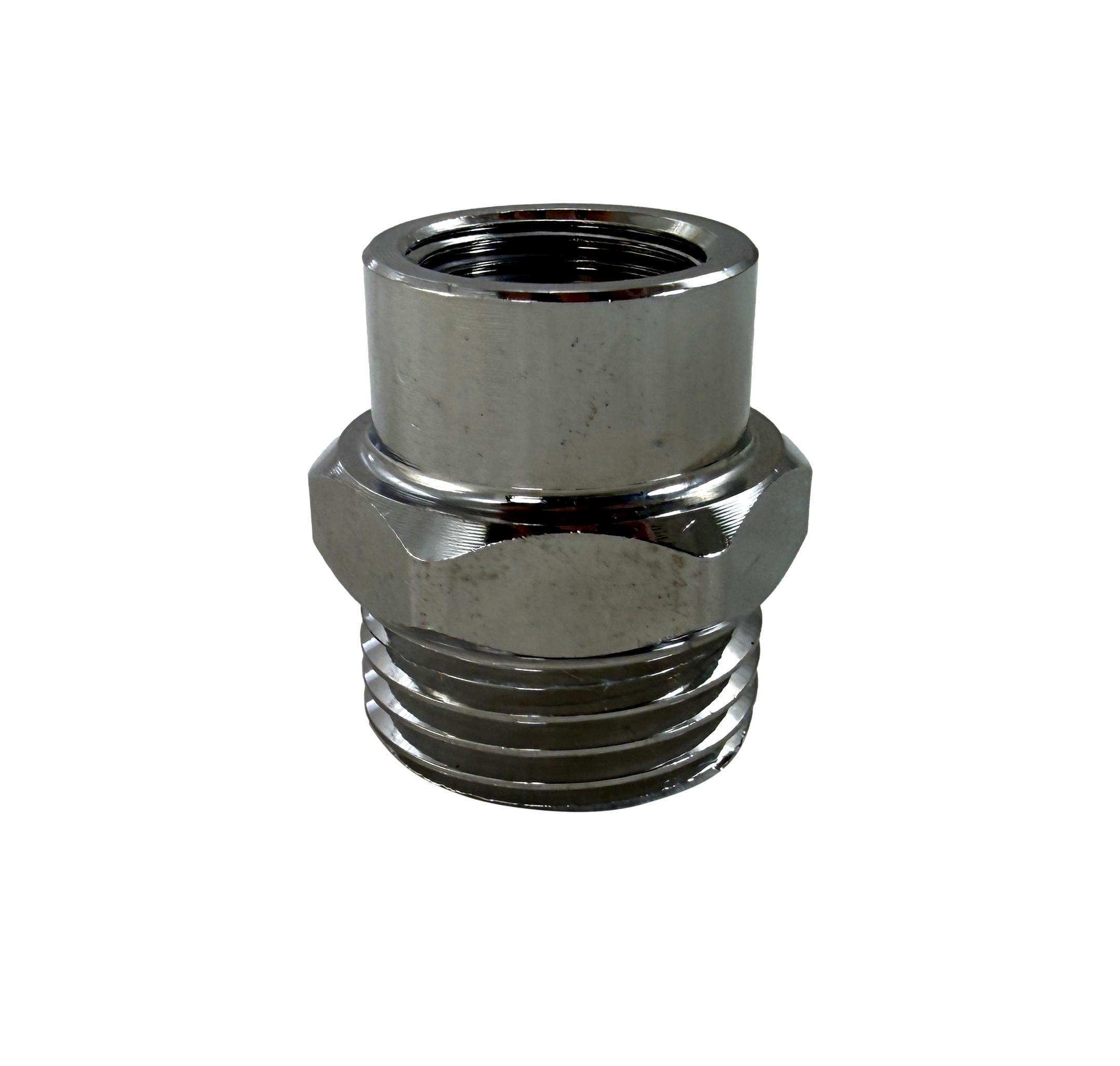 T&S Brass 016061-25 Adapter, 9/16-24Un Female X 1/2-14Npsm Male