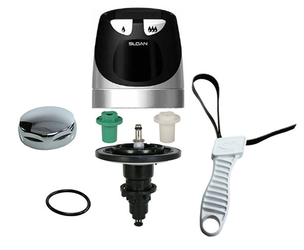 Sloan Solis RESS-Z-C 1.6/1.1 GPF Dual Flush Retrofit Kit (for toilets)