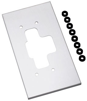 Haws BP7 Back Panel Satin Stainless Steel