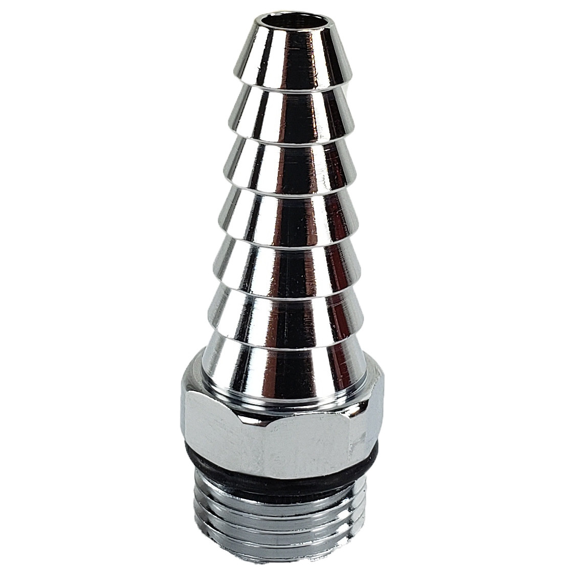 Watersaver BO140S Serrated Hose End Polished Chrome (Water)