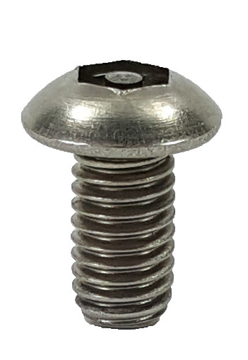 Acorn 0112-001-000 #10-32 X 3/8" Button Head Hex W/Ctr Reject S.Stl Screw (10PK)