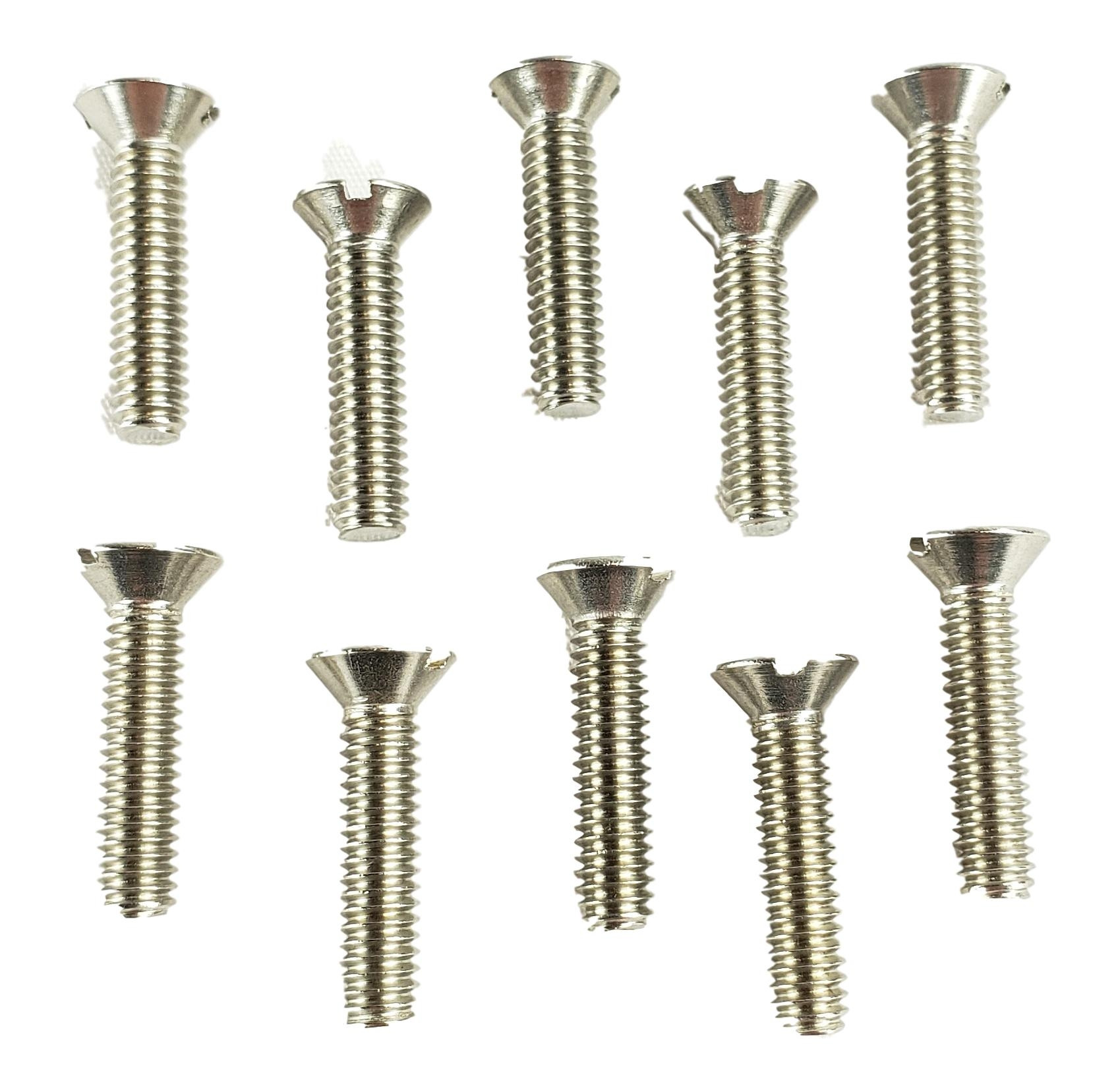 Acorn 0151-008-000 #8-32 X 3/4" Flat Head Slotted S.Stl Screw (10 Pack)
