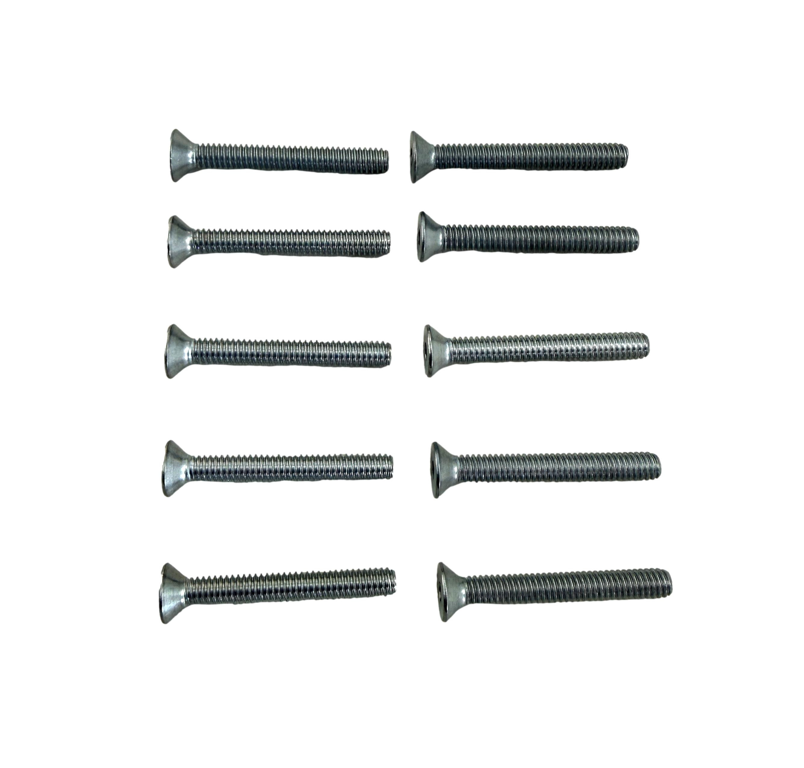 Acorn 0152-504-000 1/4-20 X 2" Flat Head Allen W/Ctr Reject S.Stl Screw
