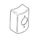 Bradley 150-093 Escutcheon (6 Person Column)