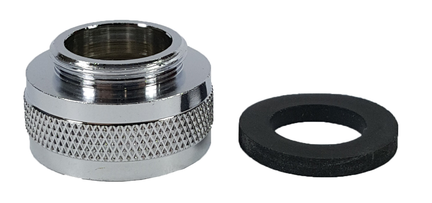 Zurn 93558001 Aerator Adaptor (Lead Free), 3/4-11.5 F Hose X 55/64-27 M (3F For Z