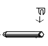 Symmons T-154 Diverter Handle Stem (Discontinued)