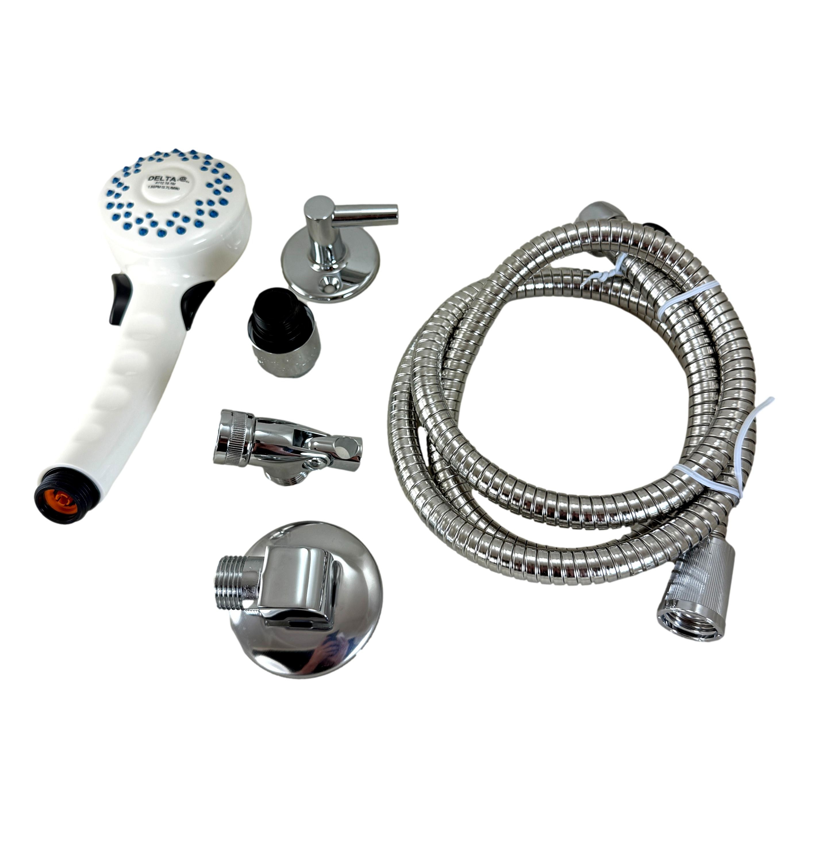 Bradley S30-093WE15 Hand Shower w/60" Hose, Wall Hooks, VB