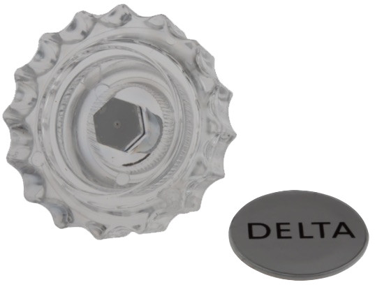 Delta DEL4116BX Knob for Bar Slide-55024 & 55030-Clear