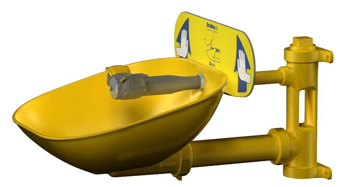 Bradley S19224EW Halo Eyewash, plastic bowl