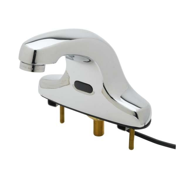 Equip Sensor Faucet, 4" Deck Mount, 5" Cast Spout, 1.5 Gpm Aerator, Ac/Dc Control Module