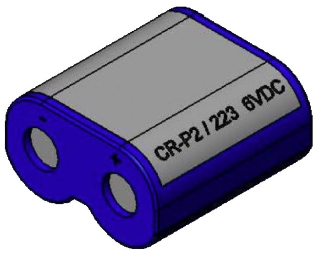 T&S Brass 019087-45 6V Lithium Battery, Type Cr-P2