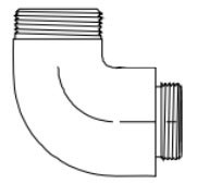 Zurn 60901006 Elbow