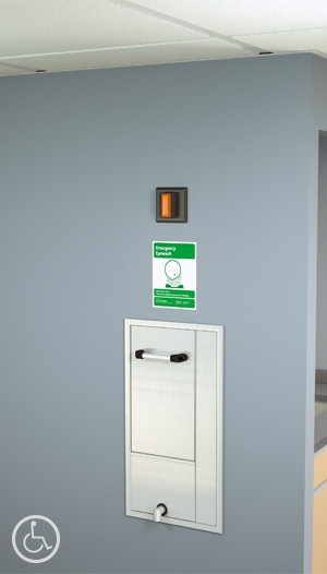 Guardian GBF1735FDP Recessed Swing-Down Eye/Face Wash (with Daylight Drain)
