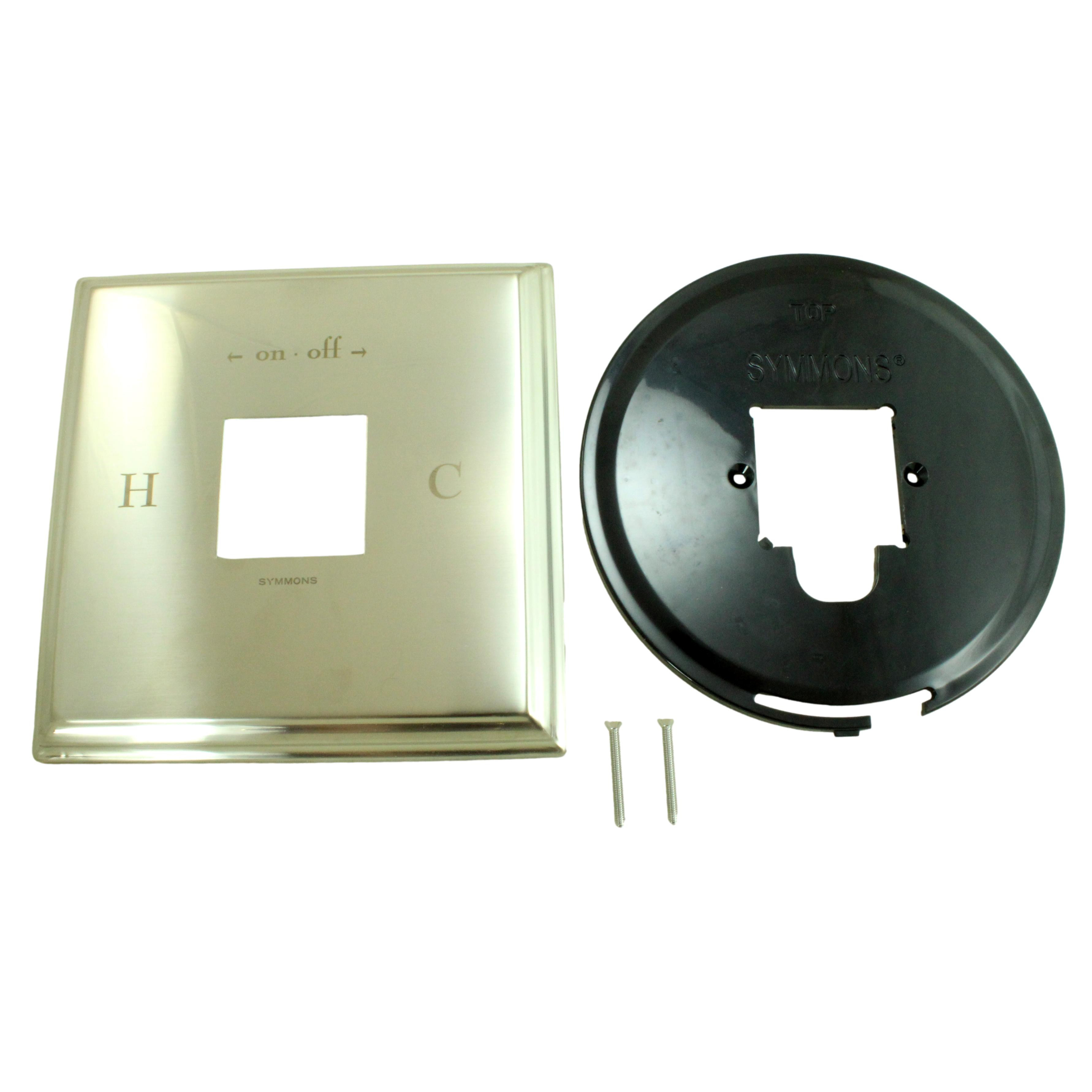 Symmons T-542-NS-STN-K001 Escutcheon Kit, Square, NS