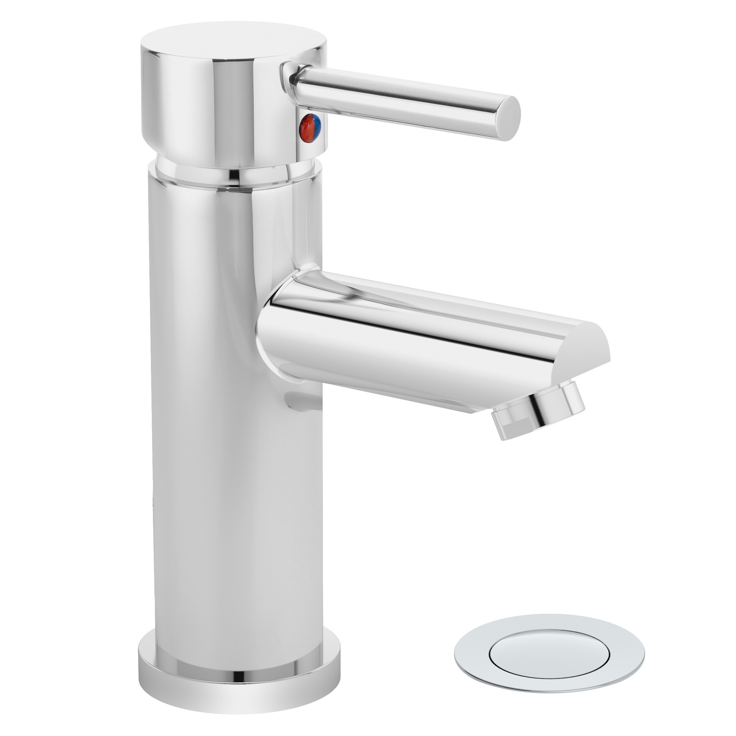 Symmons SLS3512PP05 Single Handle 0.5 GPM Lavatory Faucet with Push Pop Drain