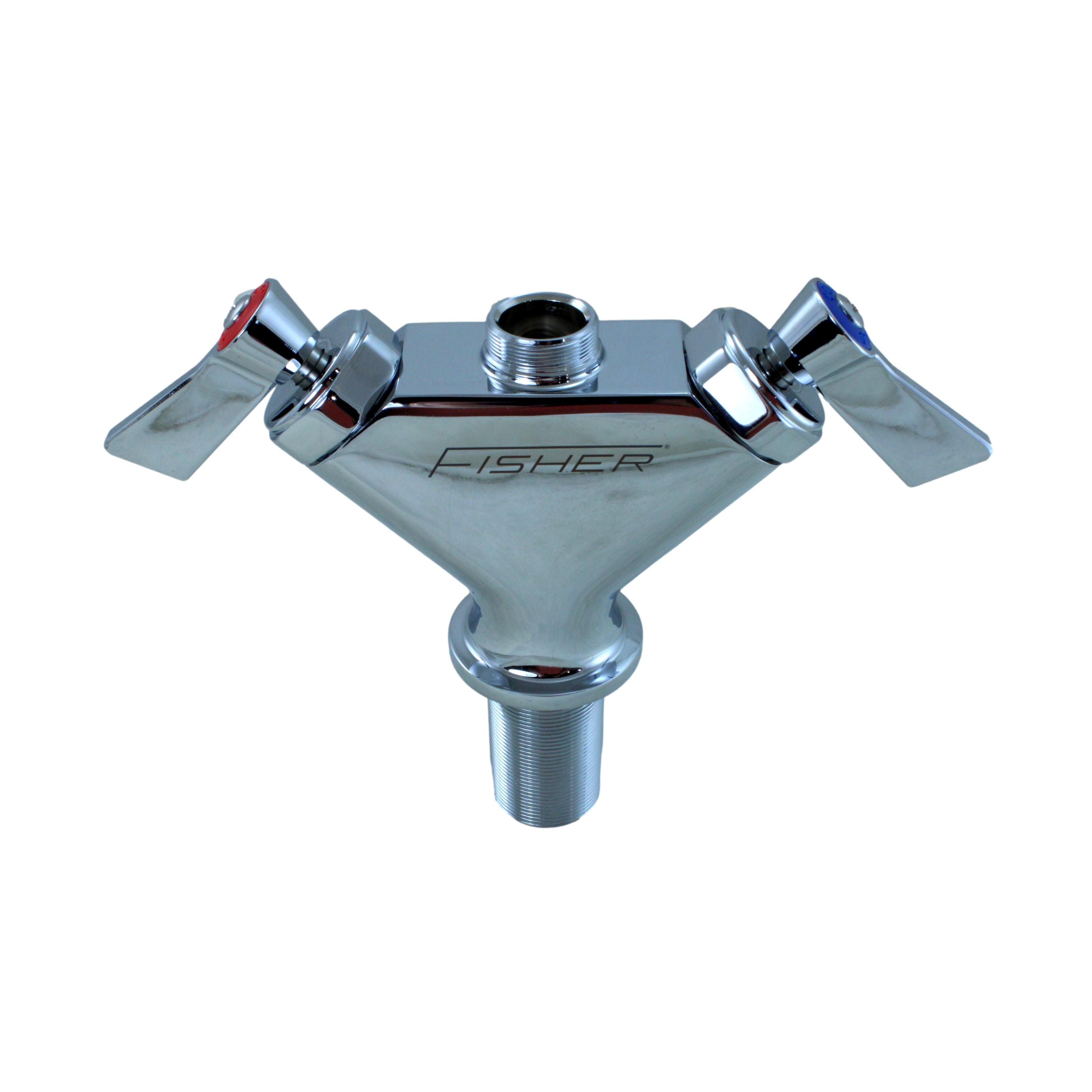 Fisher 13060 Dual Deck Control Valve with Ceramic Cartridges 3/8" Female Outlet