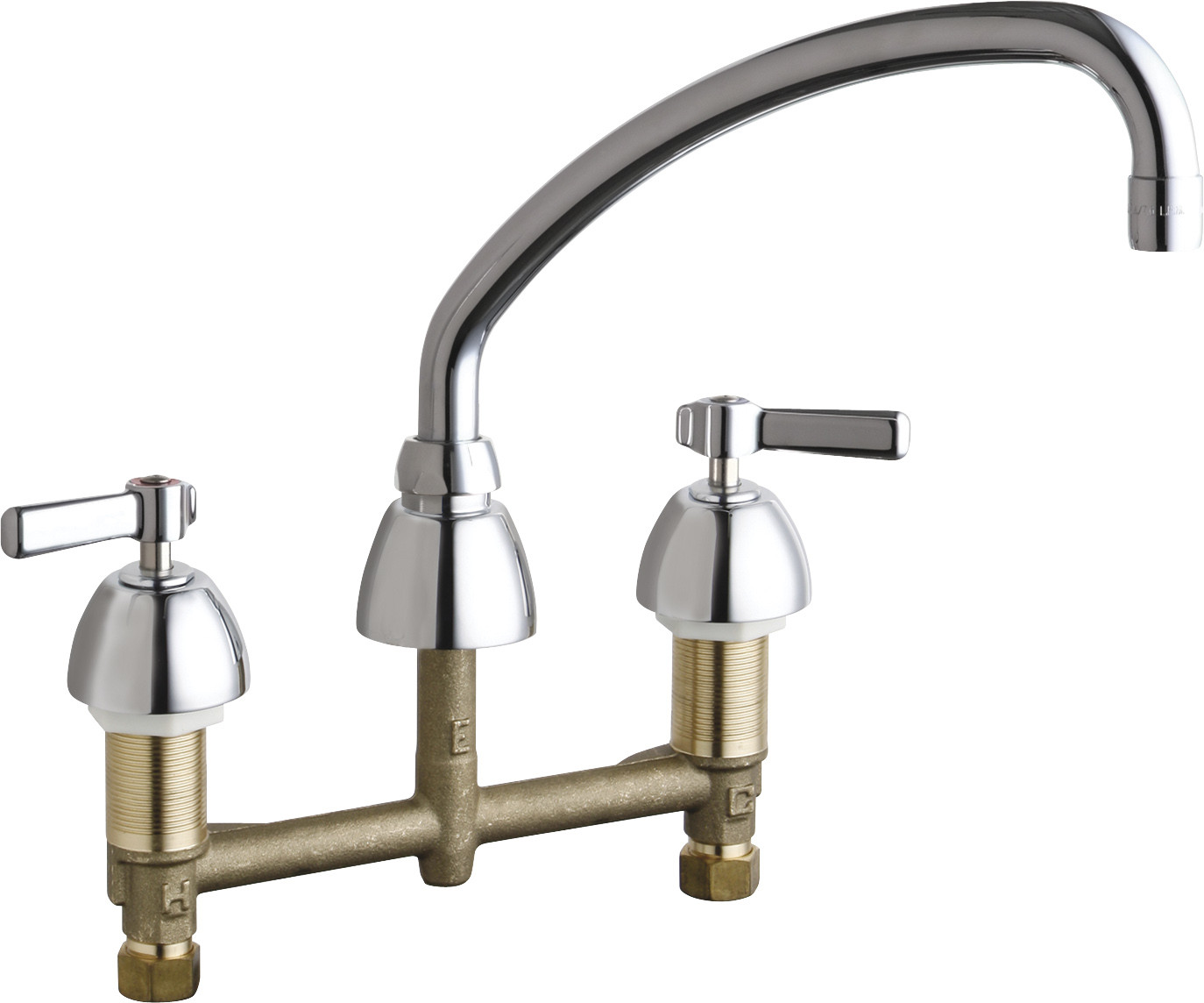 Chicago 201-AABCP Concealed Hot and Cold Water Sink Faucet