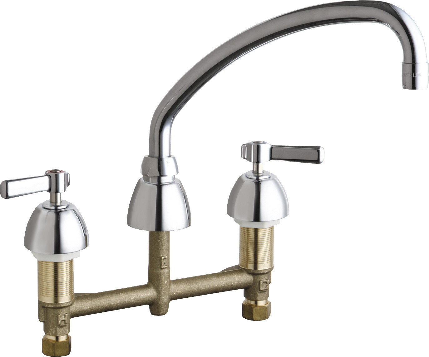 Chicago 201-AE35ABCP Concealed Hot and Cold Water Sink Faucet