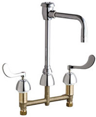 Chicago 201-AG8BVBE3M317AB Concealed Hot and Cold Water Sink Faucet