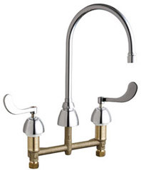Chicago 201-AGN8AE3V-317AB Concealed Hot and Cold Water Sink Faucet