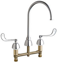 Chicago 201-AGN8AFC319ABCP Concealed Hot and Cold Water Sink Faucet