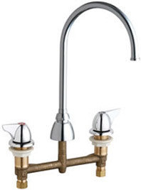 Chicago 201-AGN8FC1000ABCP Concealed Hot and Cold Water Sink Faucet