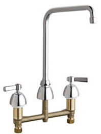 Chicago 201-AHA8XKABCP Concealed Hot and Cold Water Sink Faucet