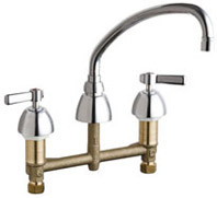 Chicago 201-AVPCABCP Concealed Hot and Cold Water Sink Faucet