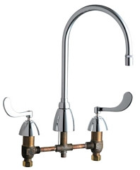 Chicago 201-G8AE29-317XKAB Concealed Hot and Cold Water Sink Faucet