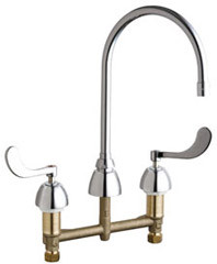 Chicago 201-G8AE35-317XKAB Concealed Hot and Cold Water Sink Faucet