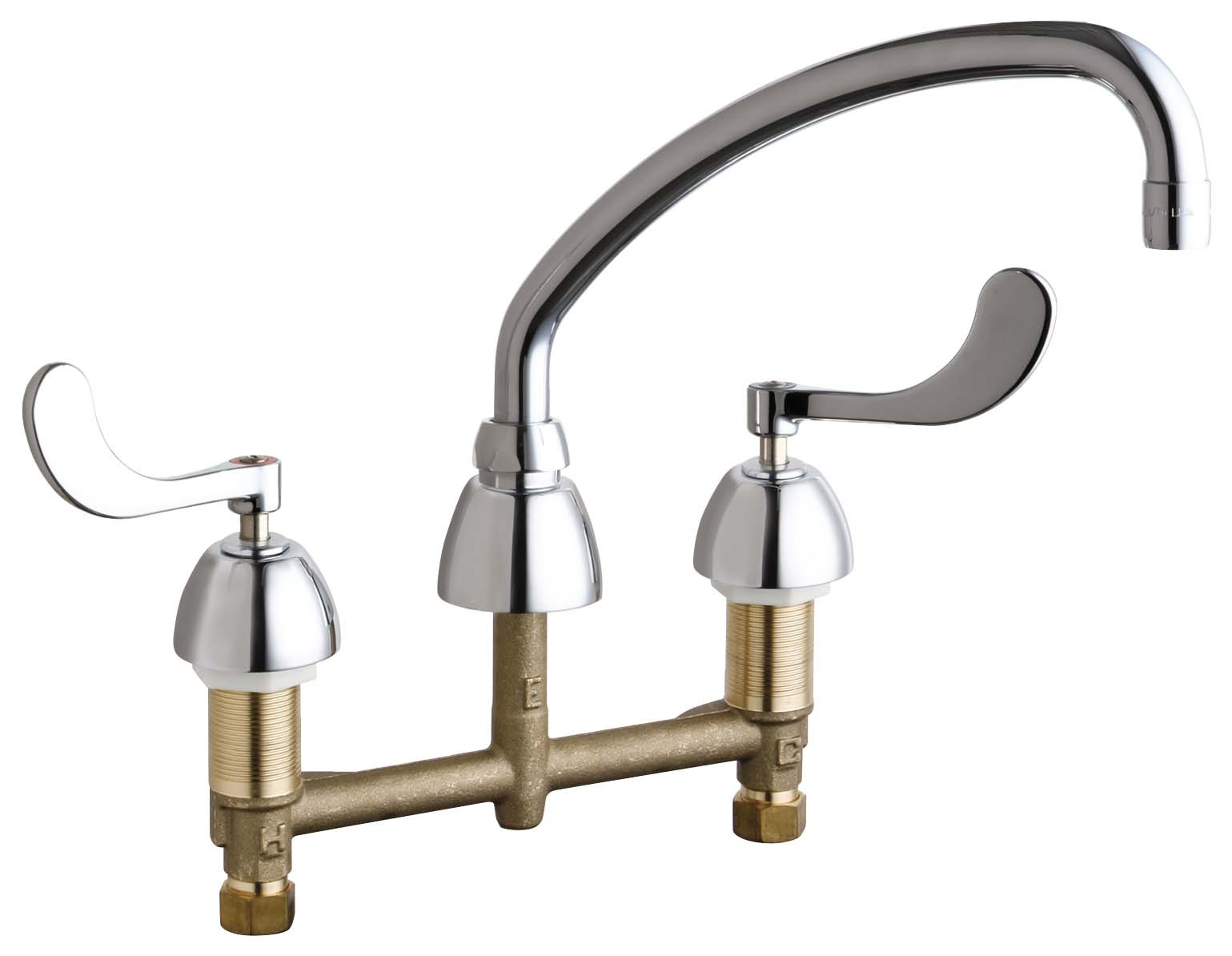 Chicago 201-A317XKABCP Concealed Hot and Cold Water Sink Faucet