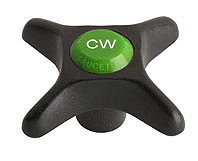 Chicago 205-CWJKNF 2-1/2" Plastic Cross Handle w/ Cold Water Index Button