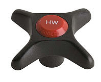 Chicago 205-HWJKNF 2-1/2" Plastic Cross Handle w/ Hot Water Index Button