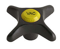 Chicago 205-VACJKNF 2-1/2" Plastic Cross Handle w/ Vacuum Index Button (Discontinued)