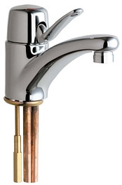 Chicago 2200-E2805ABCP Single Lever Hot and Cold Water Mixing Sink Faucet