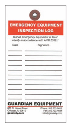 Guardian 250-060R Inspection Tags (20 Included)